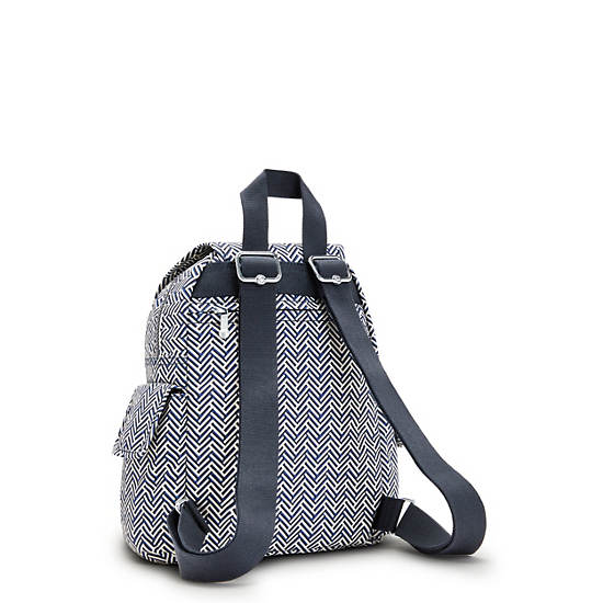 Mochilas Kipling City Pack Mini Printed Blancos | MX 1494SG